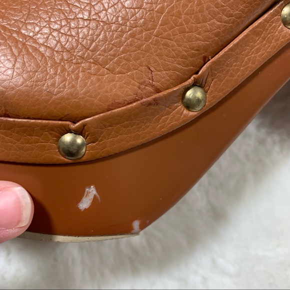 Charles Albert Faux Leather Clogs Size 9 - Picture 8 of 15